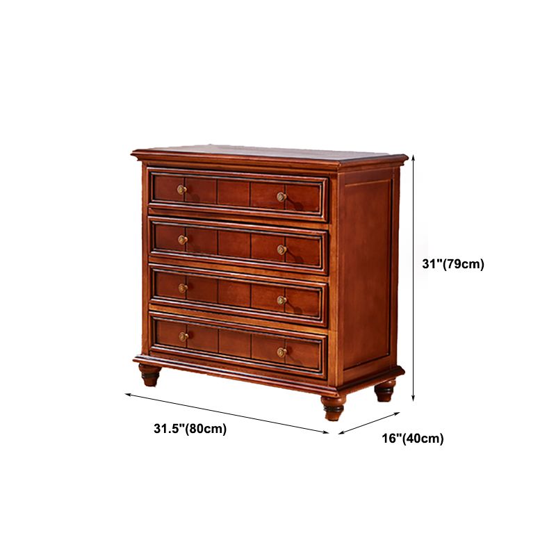 Glam Dresser Solid Wood Storage Chest Dresser with 3/4/5 Drawers