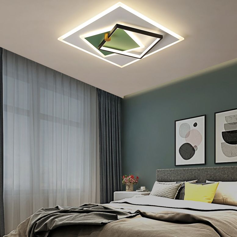 3-stufige oberflächenmontierte Deckenleuchte im nordischen Stil, Acryl-Schlafzimmer-LED-Einbauleuchte