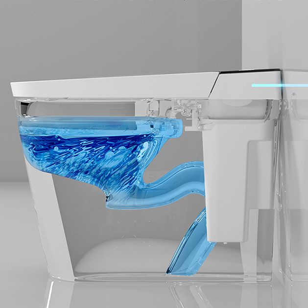 Foot Sensor White Floor Standing Bidet Water Pressure Control Bidet