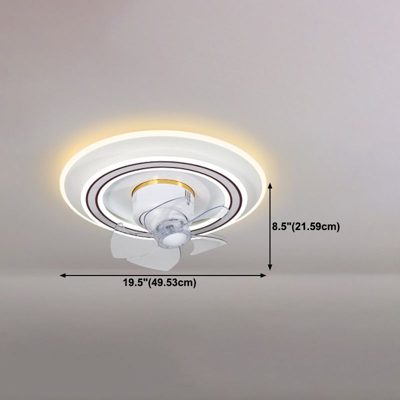 Modern Style Ceiling Fan Lighting Metal Ceiling Fan Lighting for Living Room