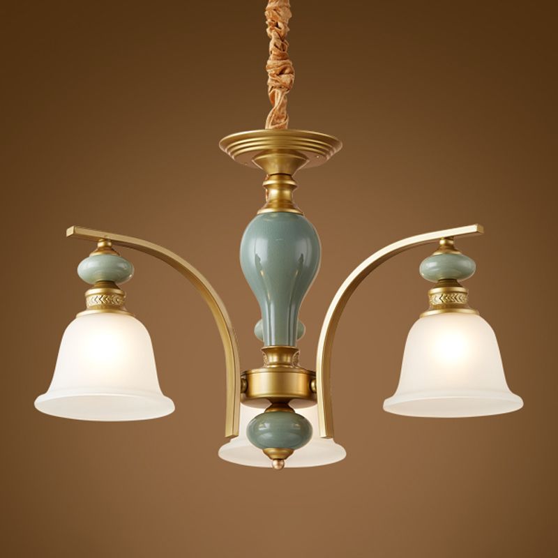 Modern Creative Hanging Pendant Light Glass Geometric Chandelier for Dining Room