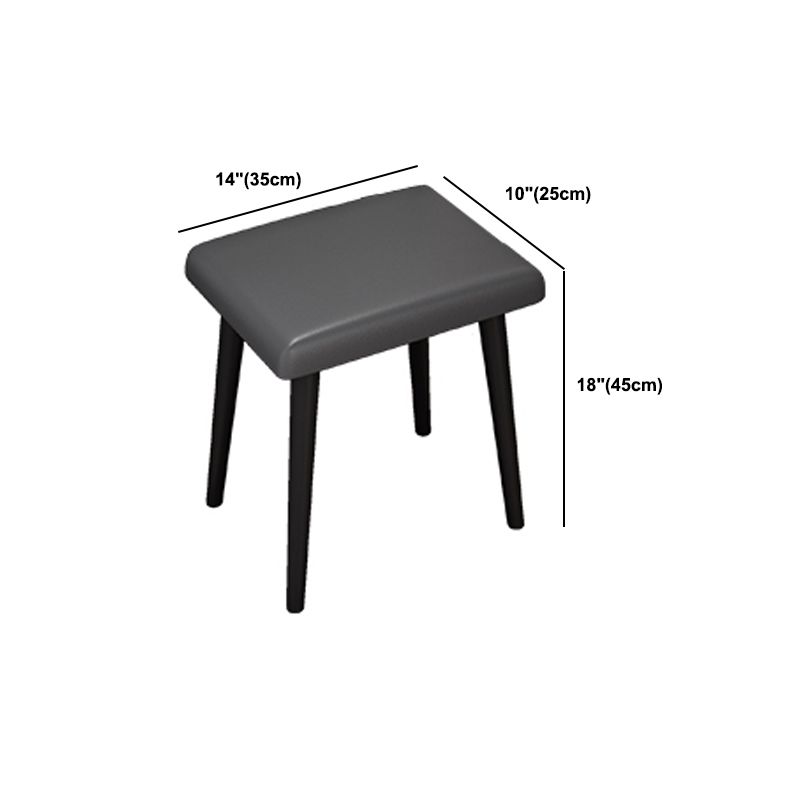 1-Drawer Stone Top Vanity Set Contemporary 35.15" H Makeup Dressing Table