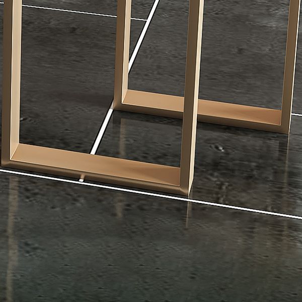 Glam 1/2/5 Pieces Sintered Stone Bar Table Set Rectangular Counter Set for Dining Room