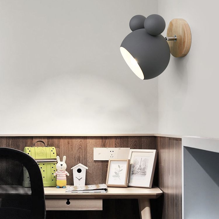 7 "H MacAroon Style Cartoon Mini Wall Lampada Nordic Stile Simplezza SIMPLICITÀ SCONCI