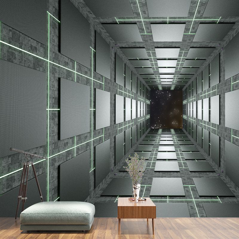 Space Extension Wall Mural for Dining Room, Personalized Size Available