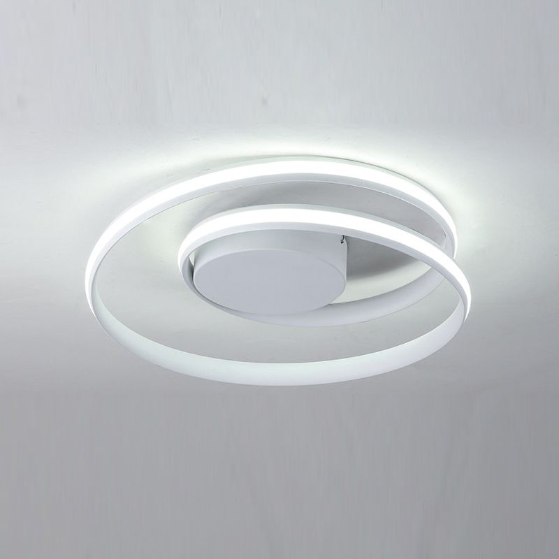 Plafonnier Cercle Simplicité Métal LED Près du Plafonnier
