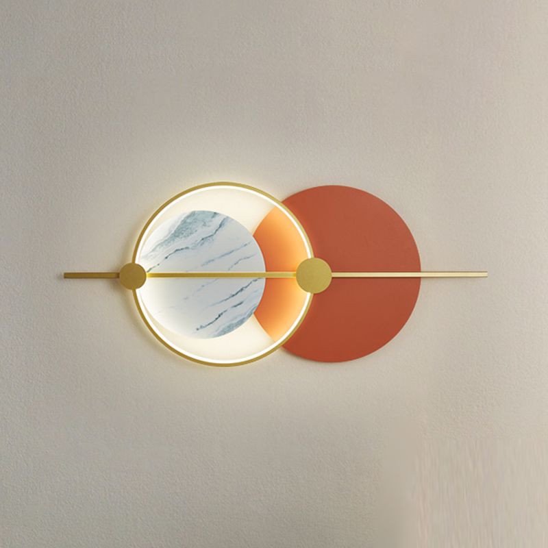 Zeitgenössischer Stil Geometrie Formwandleuchte Metall Wandmontage Leuchten