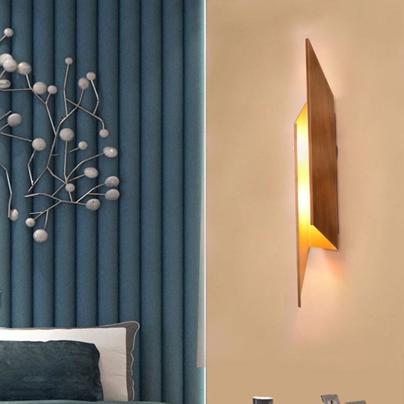 Wrapped Sconce Light Traditionary Metal 2 Bulbs Copper Wall Mounted Lamp for Bedside