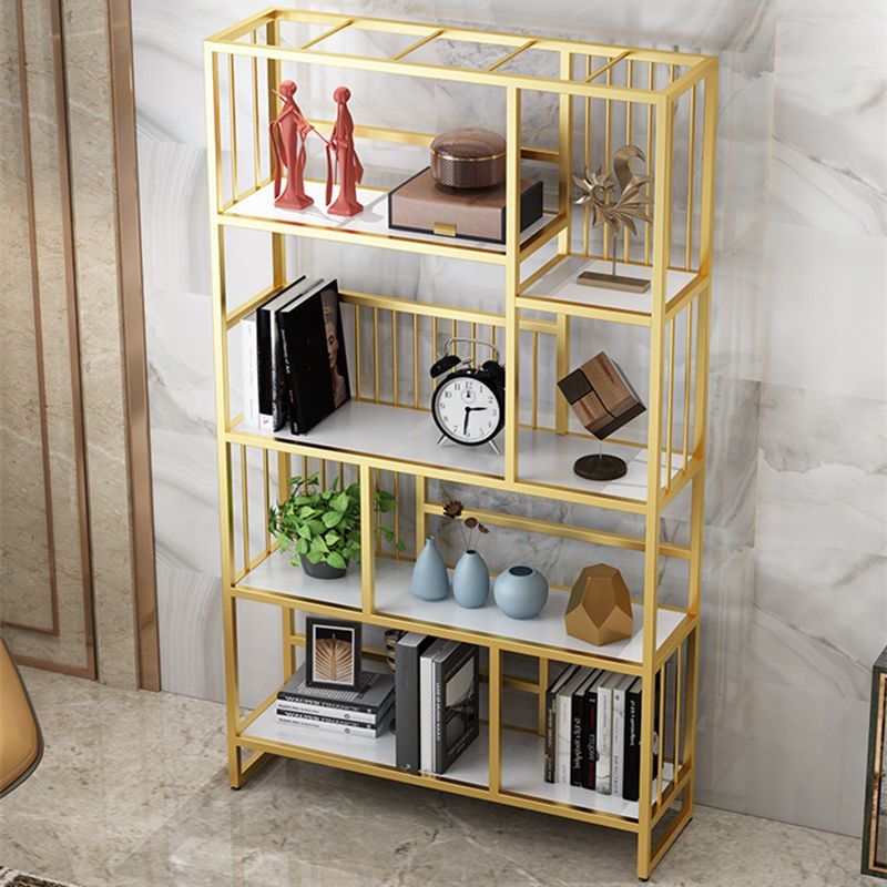 Etagere Bookshelf Modern Metel Bookshelf for Living Room 70.9" H X 11.8" W