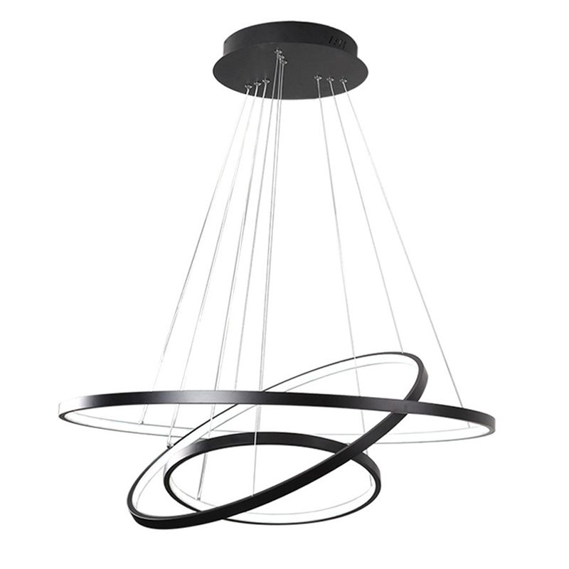 Apparecchi di illuminazione a sospensione in metallo multi -luci suona lampada lampadario in stile moderno