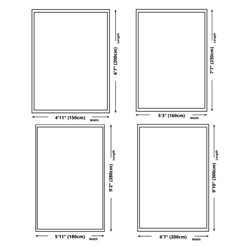 Trendy Geometry Pattern Rug Contemporary Polyester Area Carpet Washable Rug for Home Decoration