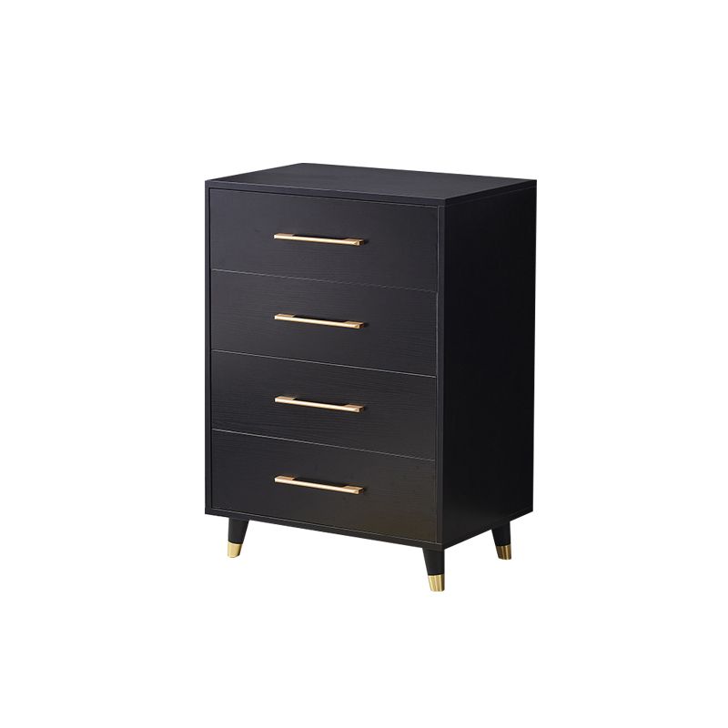 White / Black Storage Chest 16" W Vertical Lingerie Chest for Bedroom