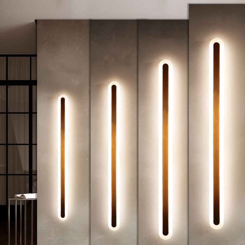 Metall Lineare Form Wandlicht moderner Stil 1-Licht-Wandmontageleuchte