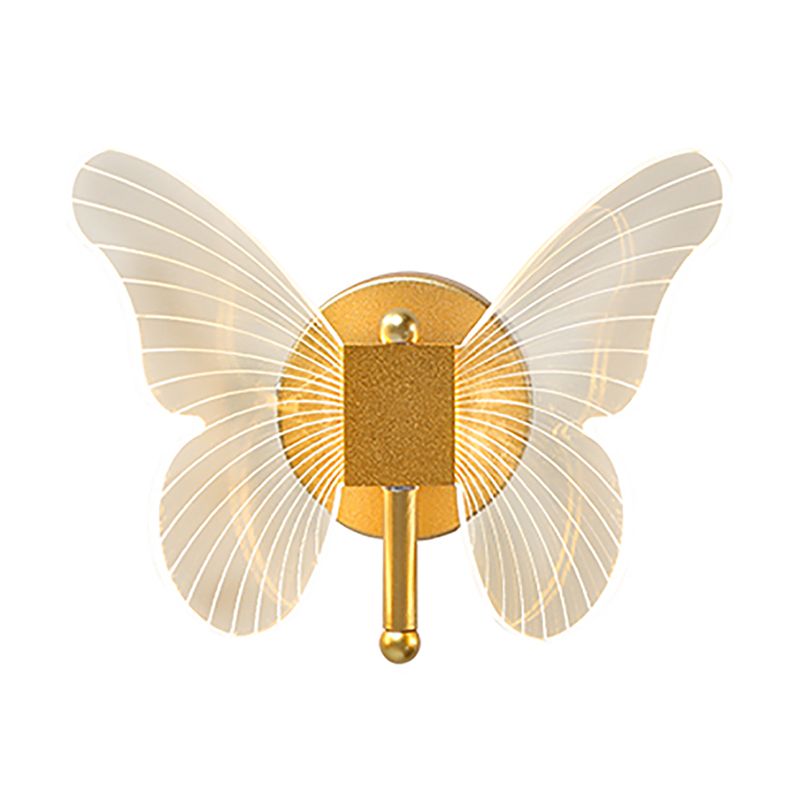 Sombra única de la pared de metal Maledina Modern Lights Lighting Lighting Lights en oro