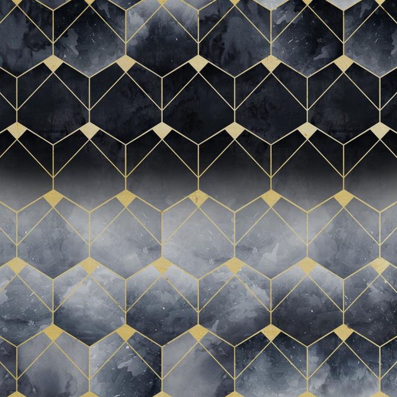 Decorative Geometrical Design Area Rug Funky Contemporary Area Carpet Polyester Non-Slip Backing Rug for Living Room