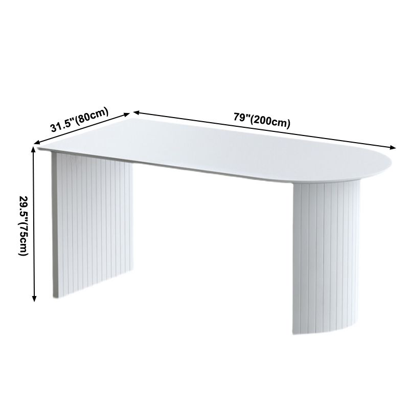 Mesa de comedor contemporánea de madera maciza mesa de mármol de mesa de comedor para comedor y cocina