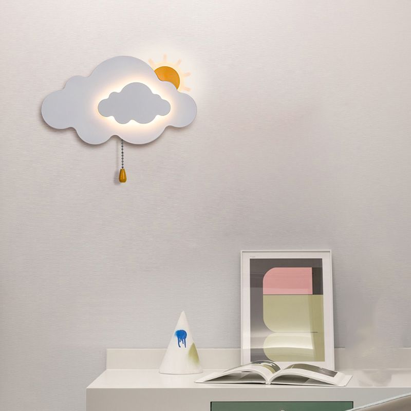 Modern Style Unique Shape Wall Sconce Metal Wall Light for Bedroom