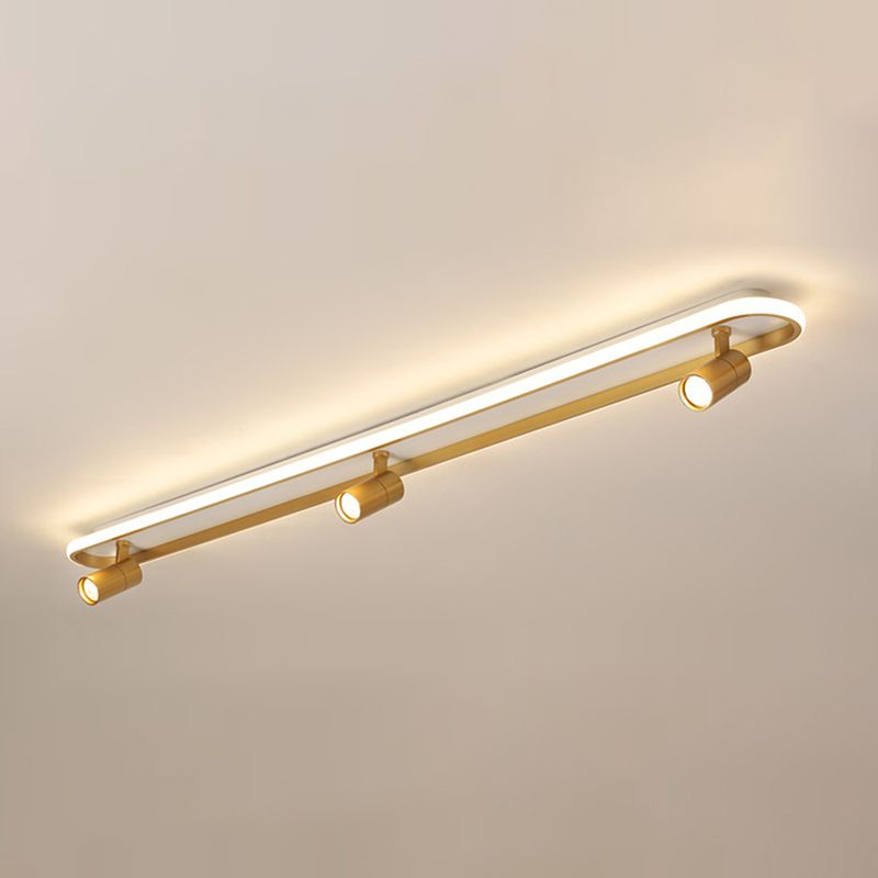 Modern Style LED Flush Mount Ceiling Light Track Light Balcony Light Living Room Light