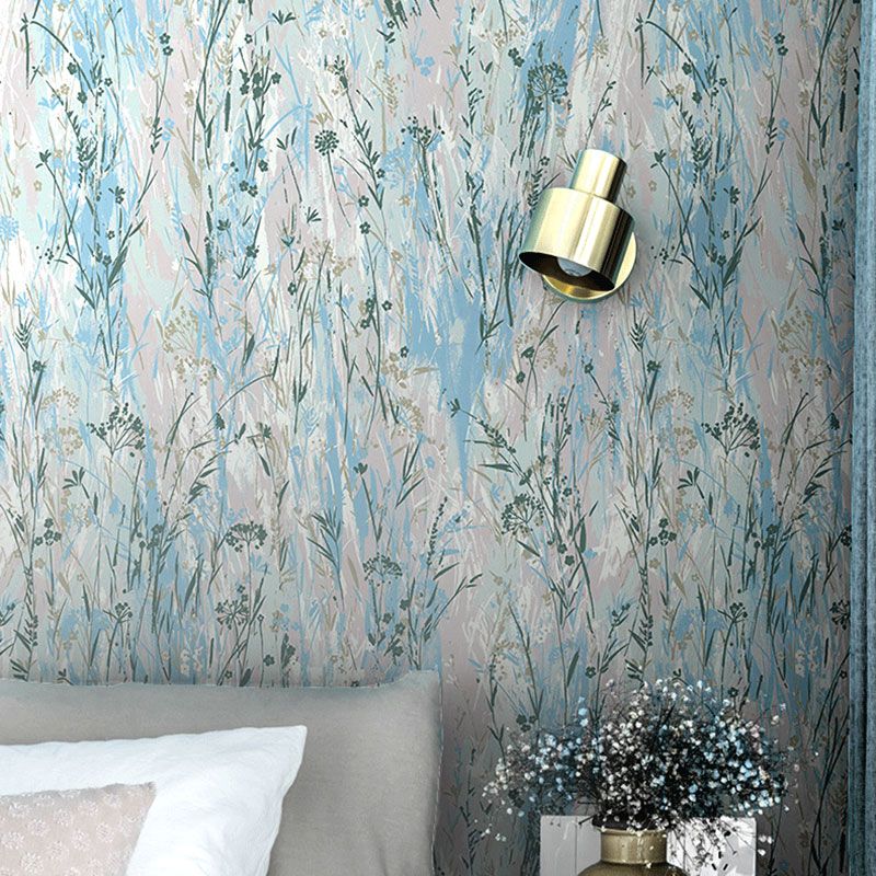 Non-Pasted 33' x 20.5" Wallpaper Nordic Garden Leaf Wall Decor for Accent Wall