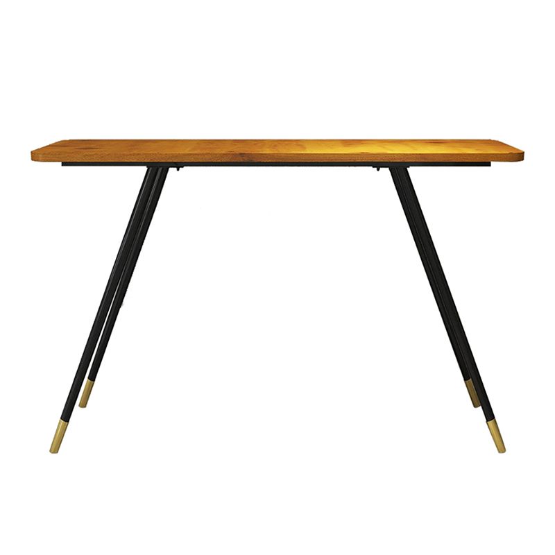 Glam Rectangle Bar Table Set 1/2 Pcs Brown Wood Bar Table Set