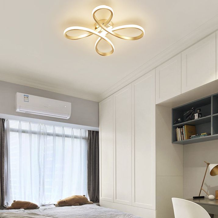 SEMI CHINOT SEMI FUX MONT 1 LUMIÈRE ALUMINUM MODERNE SIMPLICITÉ MODIFICATE