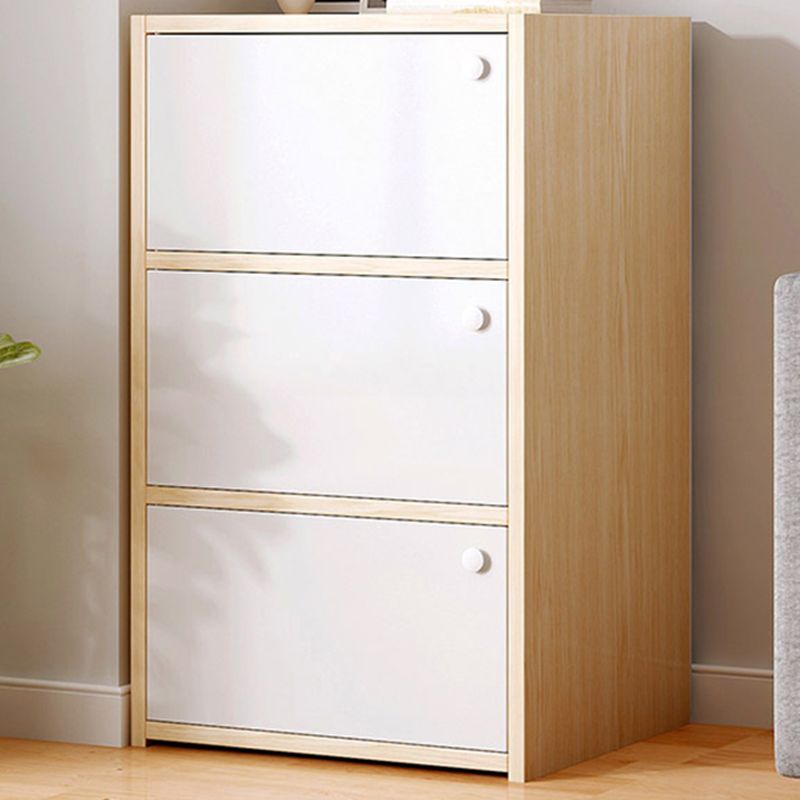 15.74" L Modern Accent Cabinet Wooden Storage Cabinet with Shelves