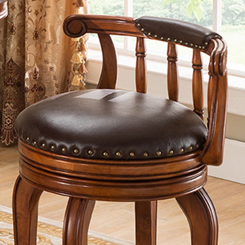 Modern 1/3 Pieces Solid Wood Pub Table Set Round Counter Table for Dining Room