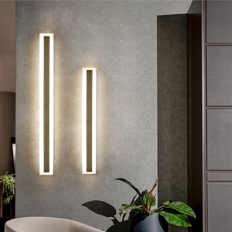 Linearer Schatten Metall Wandleuchter moderner Stil 1- Lichtwandhalterung Beleuchtung