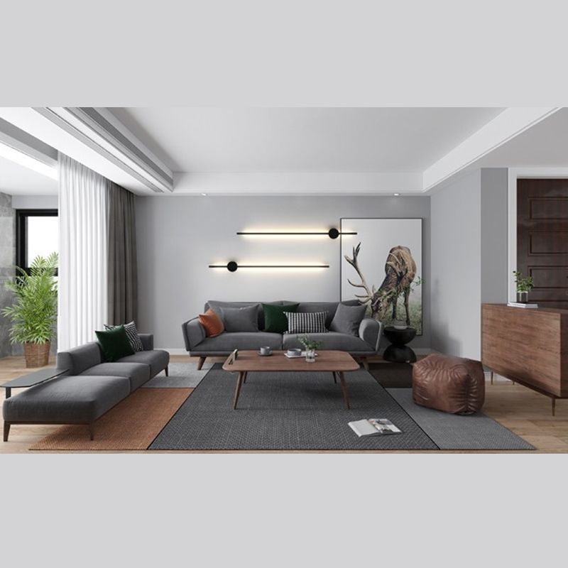 Moderner minimalistischer Stil Linear Wandmontierte Lichter Metall Wandleuchten für Wohnzimmer