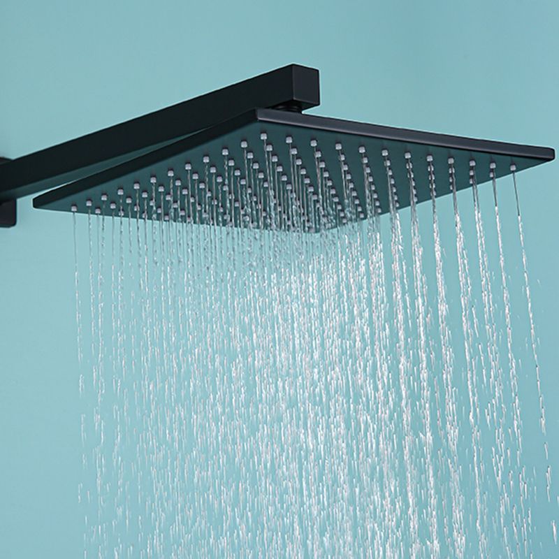 Modern Style Copper Shower System Spot Resist Ceiling Mounted Shower System