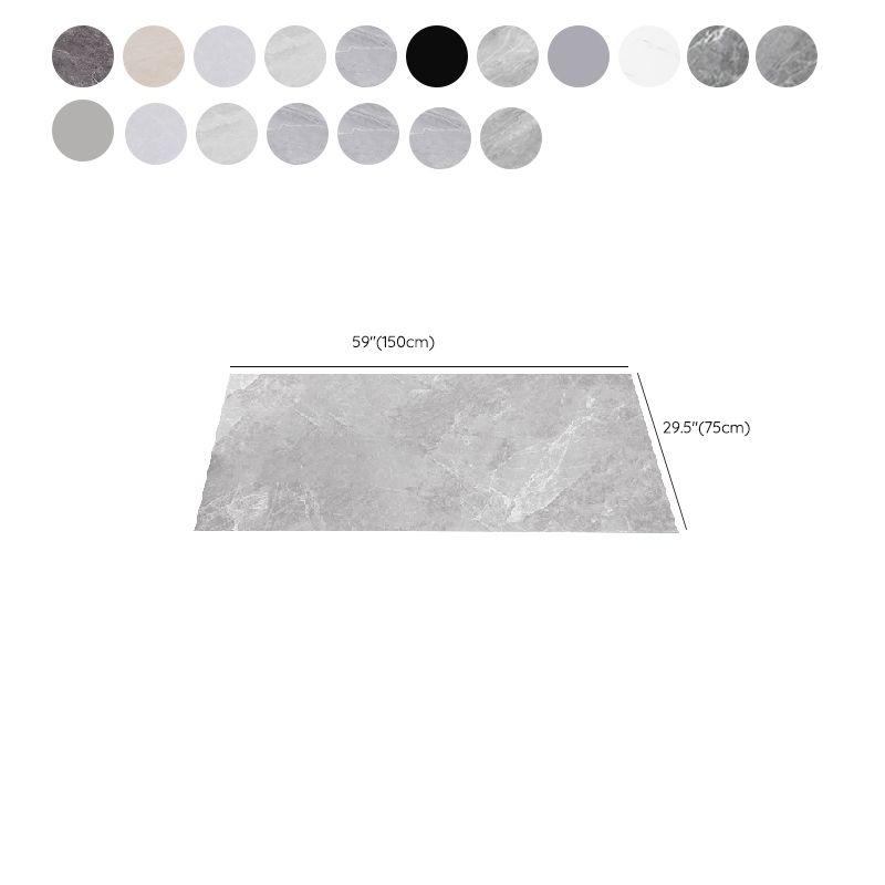 29.5" X 59.0" Floor Tile Straight Edge Polished Design Rectangular Floor Tile