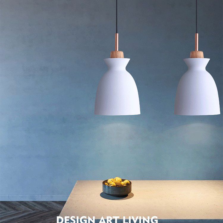 Metaal 1 licht hangende lichten moderne eetkamer naar beneden verlichting hanger