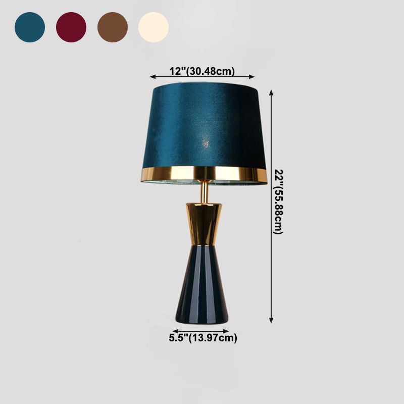 Contemporary Cone Table Lamp 1-Light Ceramics Table Light for Living Room