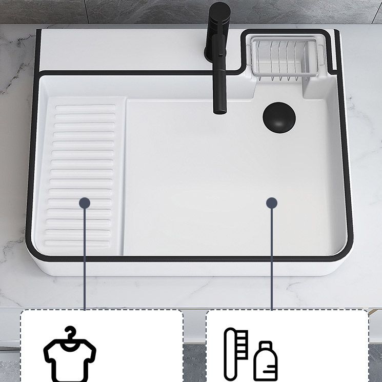 Porcelain Trough Bathroom Sink Traditional Trough Bathroom Sink With Basin