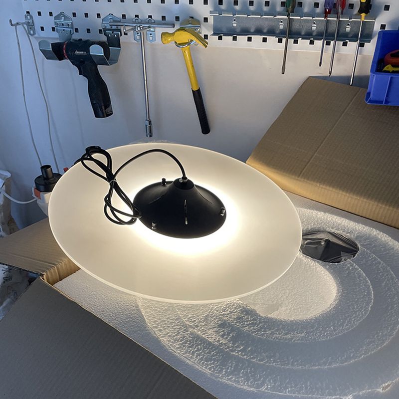 Acrylgericht Hängende Lampe moderner einfacher Anhänger für Wohnzimmer Esszimmer