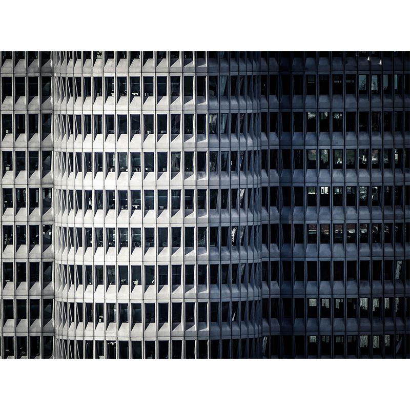 Contemporary Construction Mural Wallpaper Decorative Mildew Resistant Wall Decor