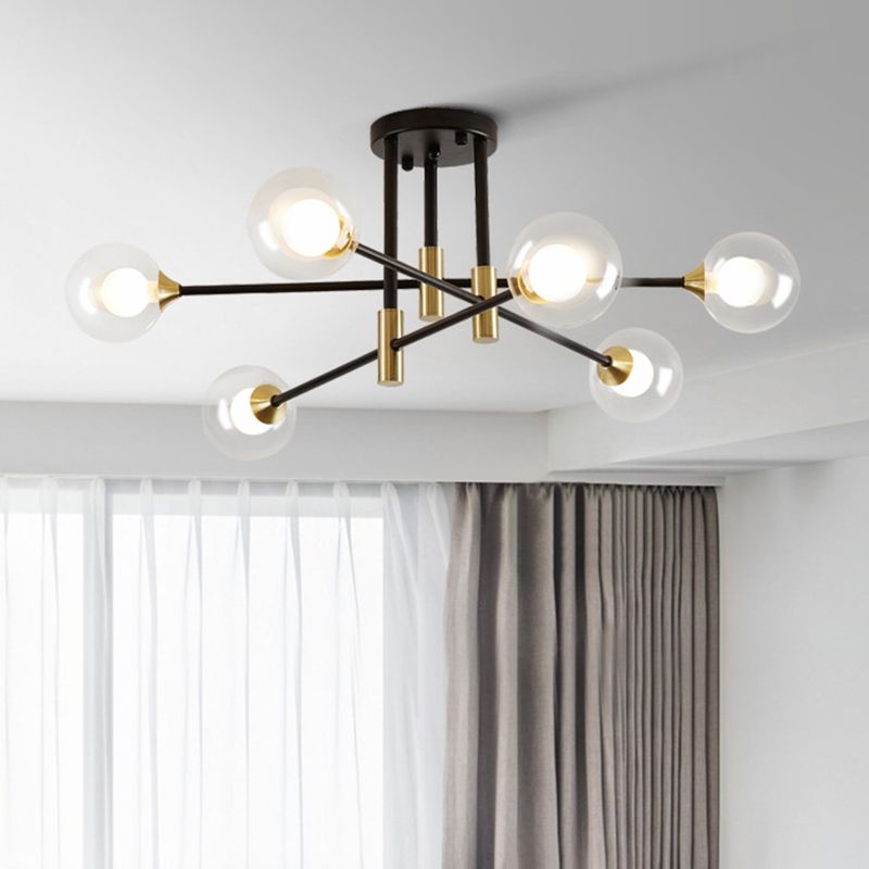 Sfere Light Semi Filfture Light Semi Minimalist Style Semi Flush Mount Affermazione Luce