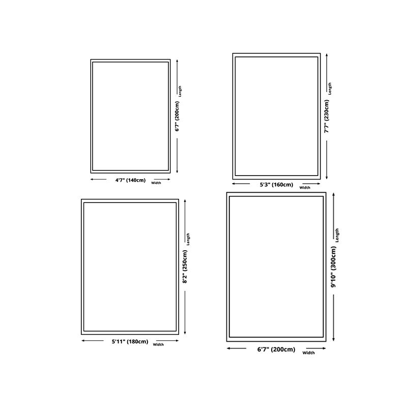 Yellow Gorgeous Rug Polyester Tree Rug Non-Slip Backing Rug for Living Room