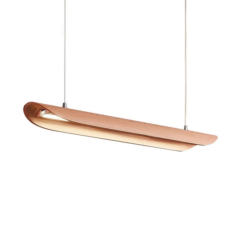 Ashwood Bar Shaped Island Lamp Nordic LED Pendant Lighting Fixture for Dining Room