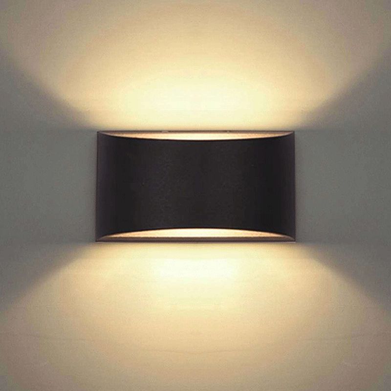 Geometrische Form Metallwandbeleuchtung moderne Stil 2 Lichter Wandleuchten