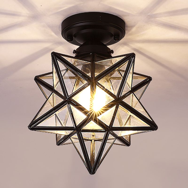 Nordic Simple Industrial Style LED Flush Mount Lighting for Corridor Balcony