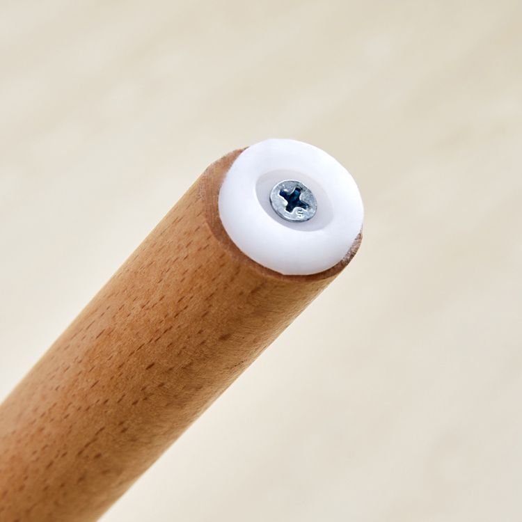 Scandinavian Armless Bar Stools Plastic Low Back Barstool with 4 Beech Legs