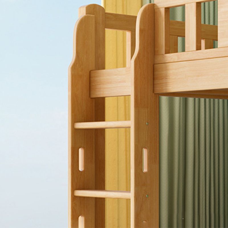 Mid-Century Modern Headboard Bunk Bed Footboard Bed With Custom Legs