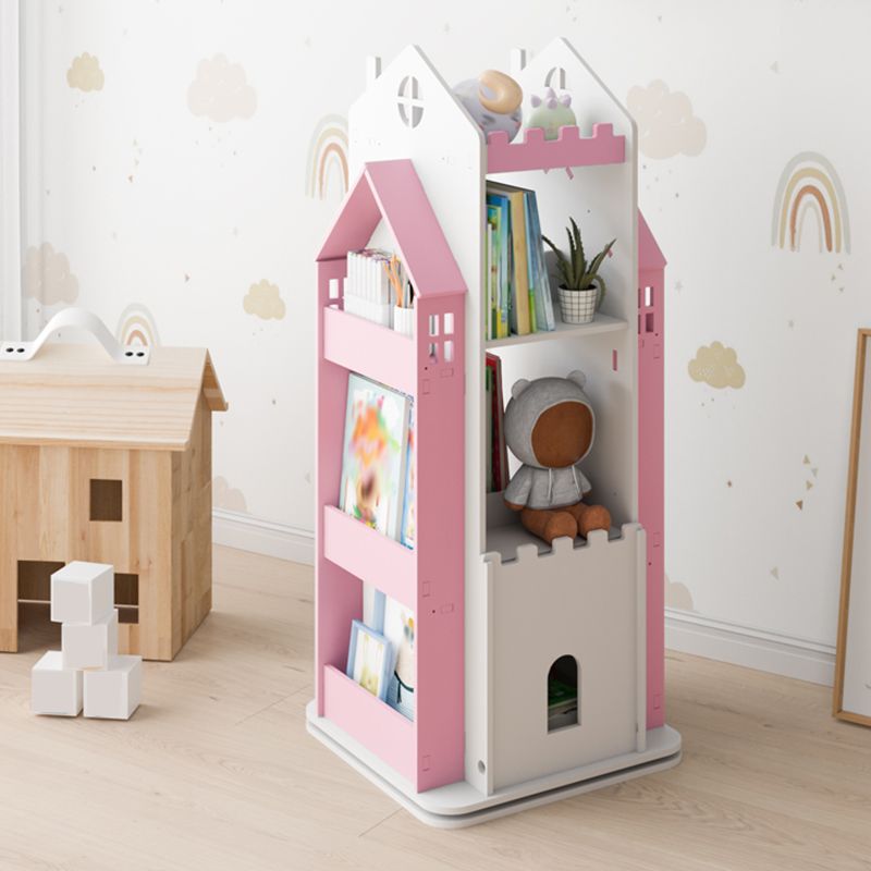 Scandinavian Open Back Standard Bookshelf Engineered Wood Bookcase for Study Room