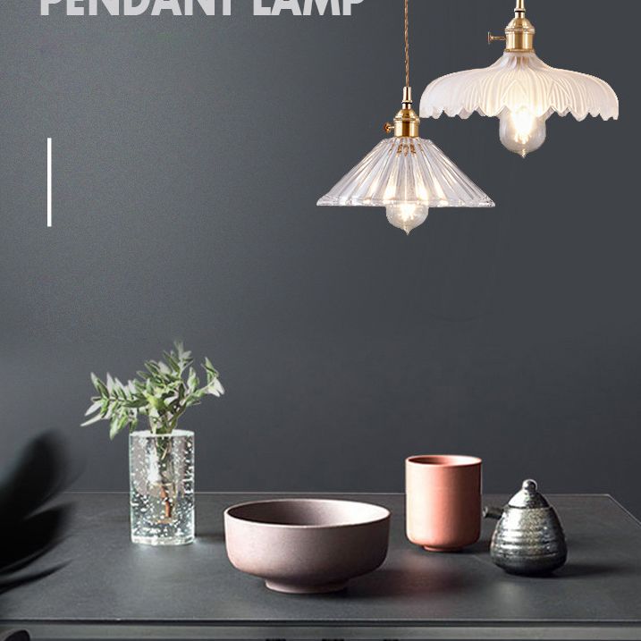 Lampada sospesa in ottone Implementazione industriale a 1 luccio di ciondoli per il ristorante