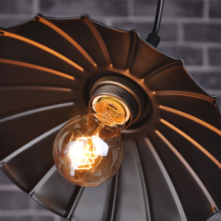 Pendre rétro industriel Sacalloted Light 1 tête de tête à la tête de la tête pour le restaurant