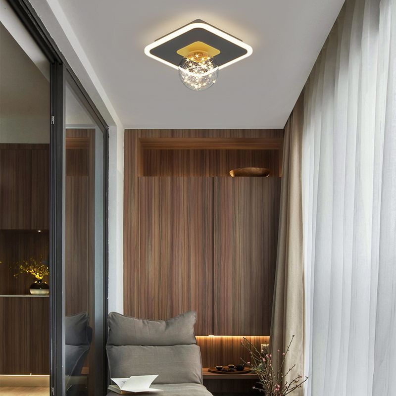 Moderne Deckenleuchte mit 2 Lichtern, LED-Deckenleuchte für die Deckenmontage