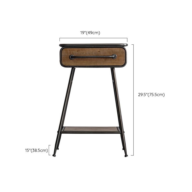 Industrial Cabinet Bar Pulls With Stroge Rectangle Distressed Wood Accent Cabinet