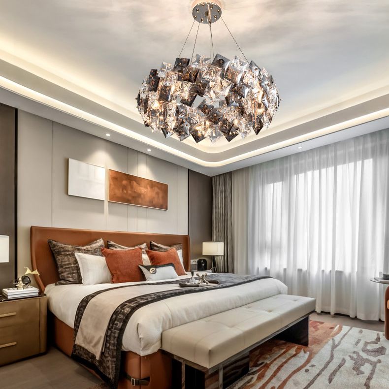 Funzione illuminazione sospesa a sospensione in stile moderno per sala da pranzo soggiorno