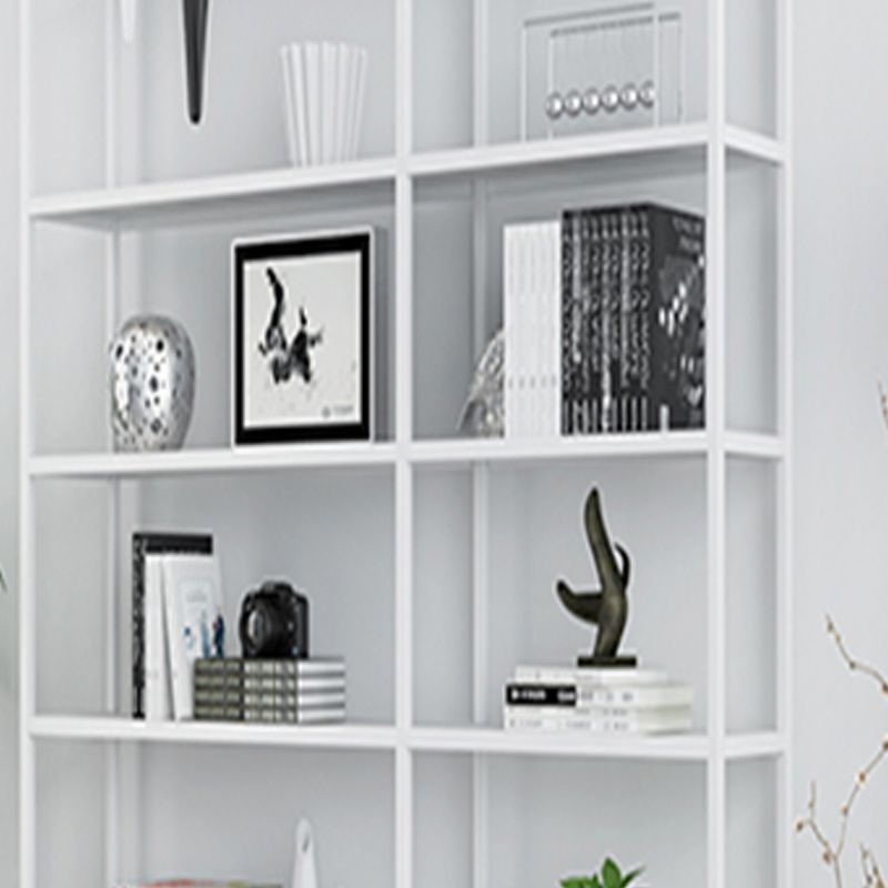 Minimalist Style Open Shelf Bookcase with Rectangular Shelve